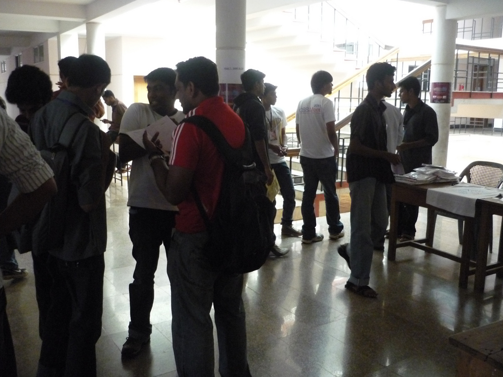 NITC Fossmeet lobby.