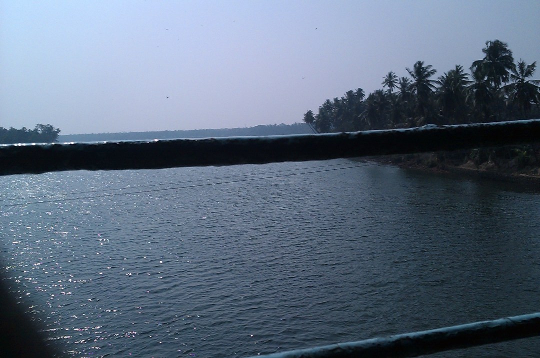 As seen outside the window.